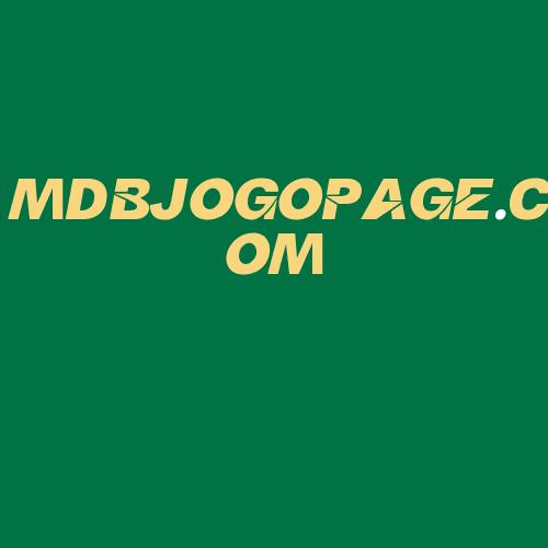 Logo da MDBJOGOPAGE